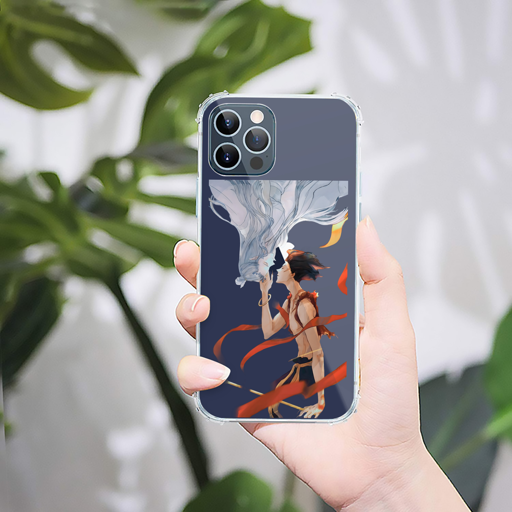 （画像用） Ne Zha 2 ナタ 魔童の大暴れ 【iPhone 12シリーズ対応】透明スマホケース（クリアソフトケース）